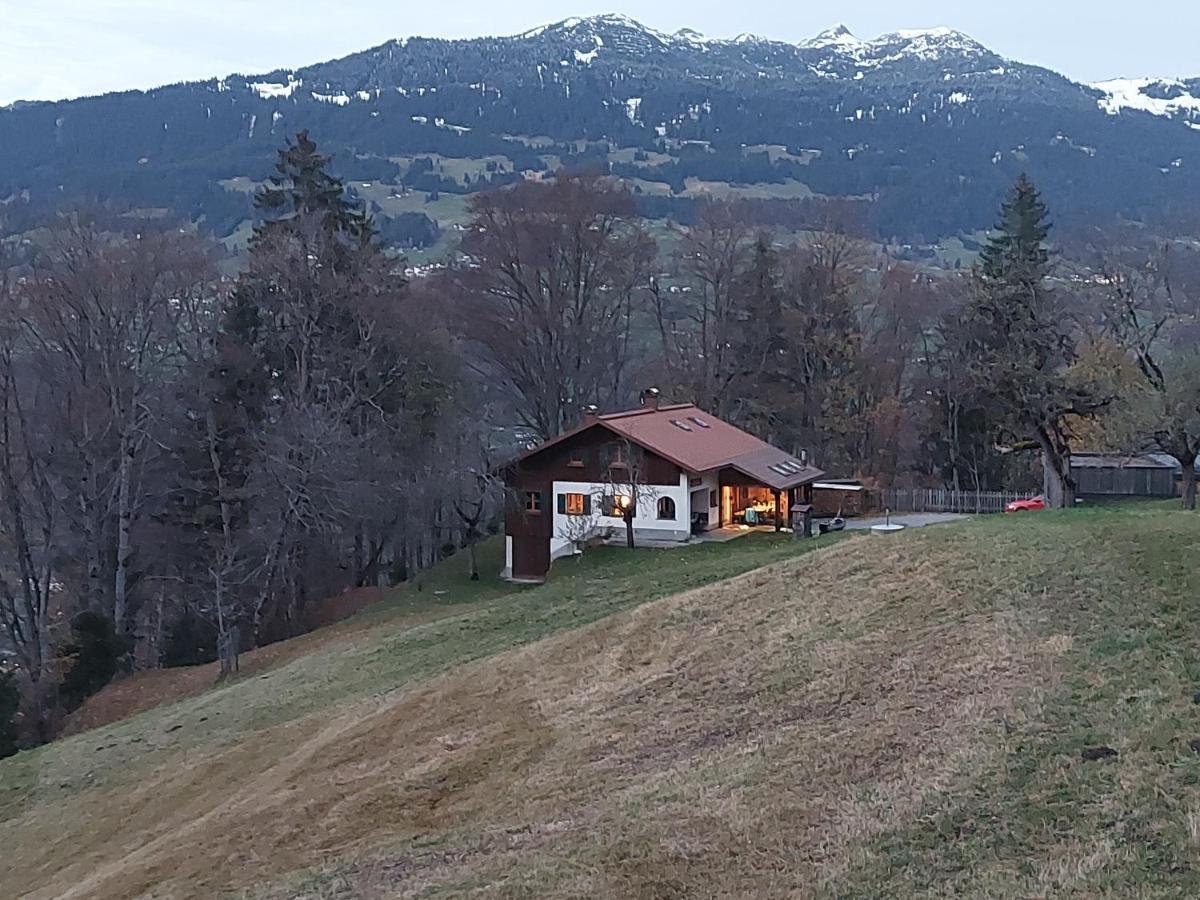 Bergmomente Montafon Ferienhaus Bitschweil Vila Tschagguns Exterior foto